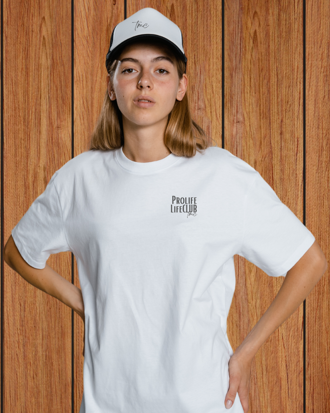 Oversized Adult T-Shirt, Left Chest Logo